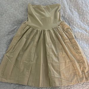 Motherhood Maternity Tan Cotton Skirt